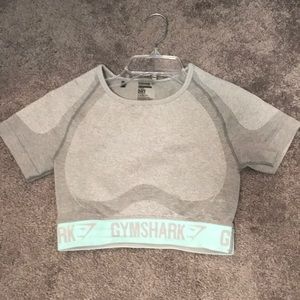 Gymshark Gray Flex Crop top